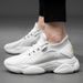 Sports Shoes Casual Heightening Dad Shoes Men's Mesh_vogvips.com