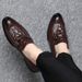 Crocodile Pattern Leather Large Size 47 Formal Business Wenzhou Cowhide Men's Single Shoes_vogvips.com