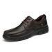 Men's Casual Low-top Lace-up Leather Casual Shoes_vogvips.com