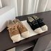 Genuine Version~2026 Early Spring New Style New-Inspired Chain Flat Leather For Women, Versatile Retro Color-Blocked_vogvips.com