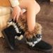 New Snow Boots For Women, Mid-Calf Wholesale Boots, Fox Fur, Export Women's Cotton Shoes, Winter_vogvips.com