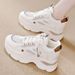 Mesh Breathable Heightening Women's Single Shoes Thick-soled Women's Sports Shoes Soft-soled Non-slip Dad Shoes_vogvips.com
