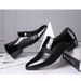 Casual Men's Single Breathable Business Formal British Style Small Leather Wedding Suit Shoes Men_vogvips.com