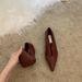 Hong Kong Pointed-toe Women's Shoes 2025 Spring And Autumn New Korean Style Niche Internet Celebrity Chunky Heel Soft_vogvips.com