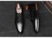 Men's Casual Shoes, Formal Suit, Leather Shoes, Work Occupation, European And American Style Embossed Weaving Pattern Increase Trendy Men's Shoes_vogvips.com