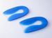 Blue silicone U shaped heel pad heel pad heel silicone heel pad soft shock absorption protect the foot_vogvips.com