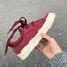 ShoeVault Spring Men's Casual Versatile Sneakers Wine Red Ins Niche Design Bread Skate Shoes American High Street_vogvips.com