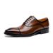 Spring New Genuine Leather Triple Joint Business Men's Formal Gentlemen's Shoes Handmade Large Pier Layer Cowhide_vogvips.com