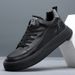 Men's High Top Board Shoes Premium Genuine Leather Thick Sole Warm Lining Fashion Sneakers Versatile Casual Winter Cotton Shoes_vogvips.com