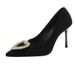 2025 Autumn New Black High Heels Women's Luxury French Pointed Love Diamond Sexy Socialite Single Shoes_vogvips.com