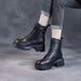 2025 Martin For Women High Heels Versatile Thick Sole Spring And Autumn Thin Breathable Lightweight Short Boots Cowhide_vogvips.com