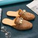 Fashion Summer Slipper Rhinestone Men's Shoes Nightclub Trendy Shoes Half Drag Loafer Men's Leather Slip On Breathable Casual Moccasins_vogvips.com