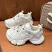 Platform Lace-Up Dad Sneakers For Women 2025 Spring New Style Petite Height Increasing Slimming Versatile Lightweight_vogvips.com