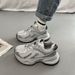Breathable Mesh Dad Shoes For Women 2025 Summer New Platform Thick Sole Height Increasing Thin Lightweight Sneakers_vogvips.com