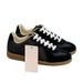 25MM6 Dexun New Genuine Leather White Lace-up Forrest Gump Shoes Flat Casual Sports Couple Sneakers_vogvips.com