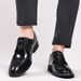Euro Step New Handmade For Men Business Formal Genuine Leather British Casual High-end Slip-on Sheepskin Men's Shoes_vogvips.com