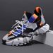 2025 Fashion Men Platform Breathable Comfortable Sport Chunky Knitting Mesh Casual Shoes White Sneakers_vogvips.com