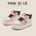 Boys Casual Board Shoes New High Top Girls Small White Shoes Soft Soled Baby Shoes_vogvips.com