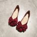 Flat Bottom Square Head Single Shoes Women's Shallow Mouth Sweet Big Bow Grandma Shoes Soft Sole Comfortable Small Red Shoes_vogvips.com