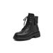 2025 Autumn Genuine Martin For Women Korean Style Double Side Zipper Casual Shoes Thick Sole Women's Leather Boots_vogvips.com