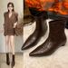 High Heels, French Style, Large Circumference, Widened Elastic, Thick Leg Fashion, Skinny Boots, 69 Pointed Martin Boots, Short Boots, Bare Boots_vogvips.com