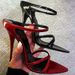 2026 New Pointed Stiletto High Heels Red Patent Leather One-word Strap Half-drag Fashion Versatile High-heeled Women's Sandals_vogvips.com