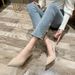 898-000 One Piece Dropshipping 2026 Spring New Work Women's Single Shoes Pointed Toe Thin Heel Shallow Mouth Korean_vogvips.com