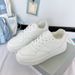 Leather Waterproof White For Women, New Autumn Women's Shoes, Thick Sole, Increased Height, Niche Design, Casual_vogvips.com