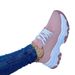 Women's Shoes Thick Soled Lace Up Sports Casual Shoes For Women, Large Size Low Top Single Shoes, Women's Casual Shoes_vogvips.com
