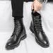 European Warm Series Thick-Soled Casual Martin High-Top Height-Increasing Leather Autumn Winter New Trendy Motorcycle Men's Boots_vogvips.com