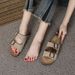 In Stock Sizes 35-46 Genuine Leather Retro Shoes Height Increasing Slippers One-Strap Beach Slippers For Women_vogvips.com