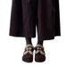 2025 Autumn Winter New For Women Thick Sole Plush Loafers Outdoor Wear Furry With Added Fleece Women's_vogvips.com