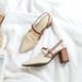 Foreign Trade Closed-Toe Sandals For Women, Summer New Style, Pointed Toe, Internet Celebrity High Backless Chunky_vogvips.com