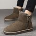 Winter Snow Boots Cotton Shoes Plush Warm Boots Plus Cotton Men's Shoes Trendy Shoes Outdoors_vogvips.com