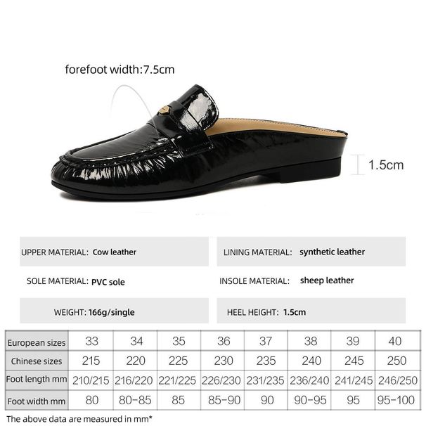 Cameido Women's Mule Shoes. Women's Casual Outdoor-wearable Fashion Slippers For Summer 2025, Flat Slippers With Enclosed Toe Caps_vogvips.com