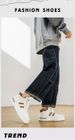 Fall Men's Shoes - Breathable, High-top, White Sneakers, Trendy And Versatile Thick-soled Sports Shoes, Casual Board Shoes, Fashionable Shoes_vogvips.com