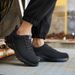Men's Safety Work Shoes, Anti-Smashing Anti-Puncture, Breathable Mesh, PU Air Cushion Sole, Steel Toe Protective Footwear For Garden Work Shoes_vogvips.com