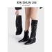 Women's Shoes Autumn New Style Belt Buckle Inner Heightening High Tube Slim Sexy Riding Two Wear Knight Trouser Boots Martin Women's Boots_vogvips.com