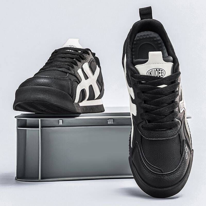 European Men's New Spring Fashion Versatile Color-blocked Sports Casual Shoes, Lightweight, Comfortable, Trendy German_vogvips.com