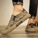 2025 Camouflage Canvas Men's Shoes, Breathable And Casual Summer One-foot Wear, Casual Cloth Shoes_vogvips.com
