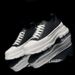 This Versatile Black And White Canvas Thick-soled Shoe Is Lightweight And Comfortable With A Soft, Creamy Sole That Doesn't Feel Stuffy_vogvips.com
