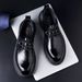 2025 New Men's Leather High-End Business Formal Top Layer Cowhide Derby Shoes British Style Trend_vogvips.com