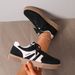 Fashion Women Casual New Luxury Flat Comfortable Slip On Soft Trend Retro College Style Running Shoes Sneakers_vogvips.com