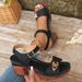 New Shoes, Sandals, Outdoor Wear, Thick Heel Plus Size High Heels, Women's Sandals_vogvips.com