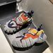 Goods Thick Soled Tire Shoes Summer Station Color Matching Dad Shoes Retro Old Sports Shoes_vogvips.com
