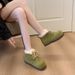 2025 Winter New Arrival Fleece-Lined Thickened Fashion Round-Toe Warm Snow Boots For Women Outerwear Northeast Anti-Slip Bread Boots_vogvips.com