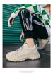 Casual Sneakers 2024 Black Fashion Platform Shoe Outdoor Mesh Breathable Vulcanized Sport Shoes For Men Erkek Ayakkabı_vogvips.com