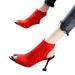 New Knitted Peep Shoes Open Toe European And American 2025 Summer Women's Stiletto Fashion Elastic Roman High Heel_vogvips.com