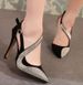 Pointy Fashion High Fashion Rhinestone Skinny Heels_vogvips.com