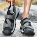 Summer Cowhide Sandals Outdoor Water Shoes Casual Men's Beach Shoes Sandals_vogvips.com